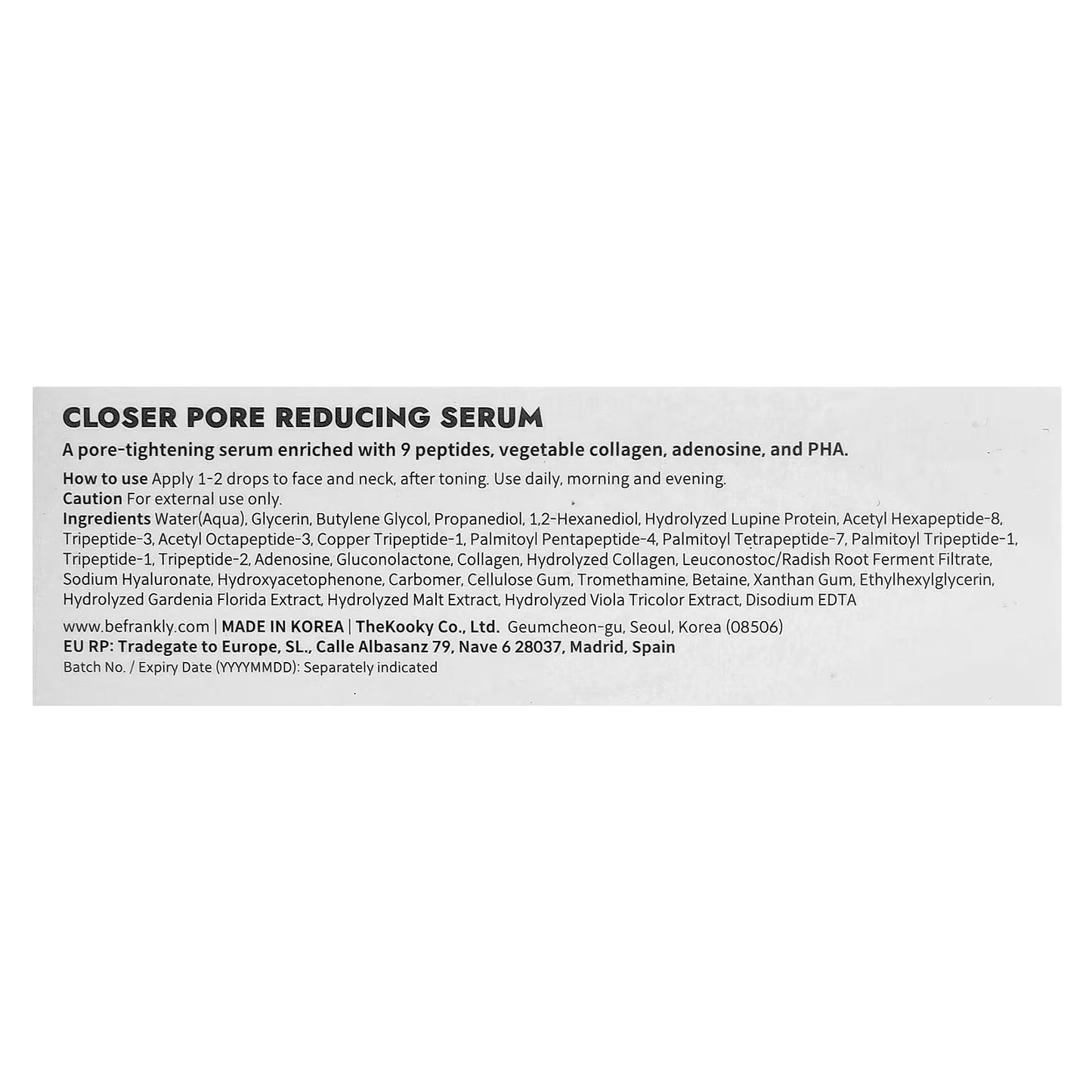 FRANKLY Closer Serum 30ml
