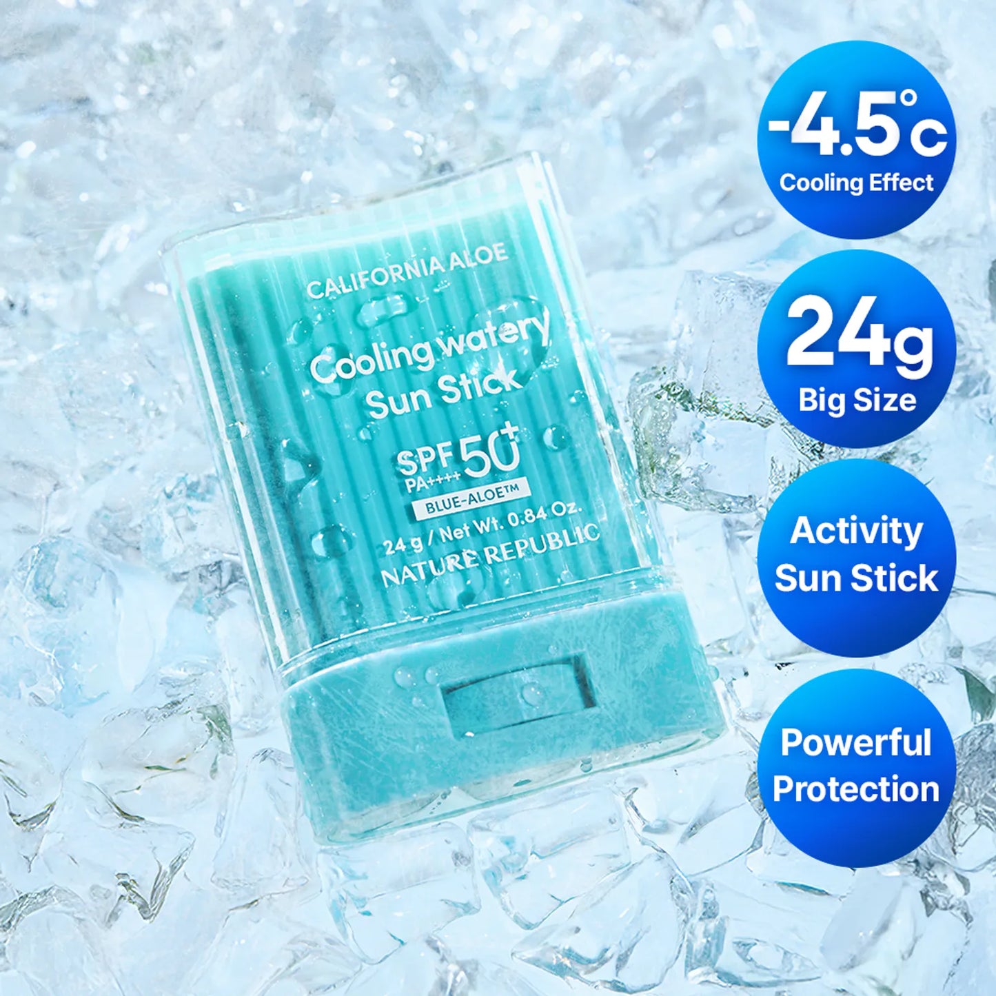 NATURE REPUBLIC 加州蘆薈清爽粉狀防曬棒 SPF 50+ PA++++