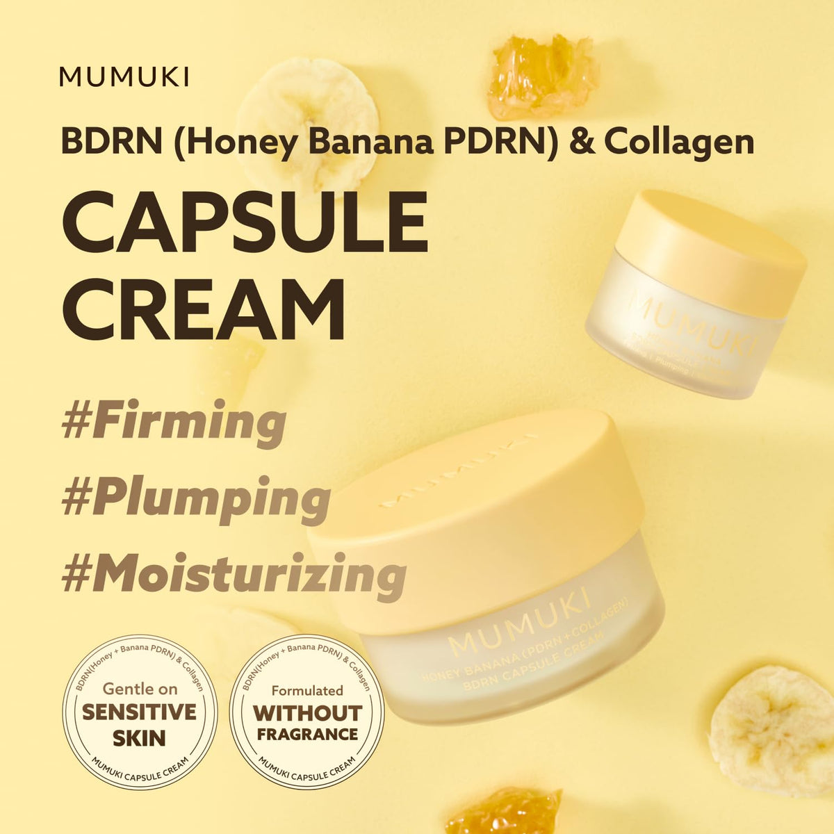 MUMUKI Honey Banana BDRN Capsule Cream 50ml