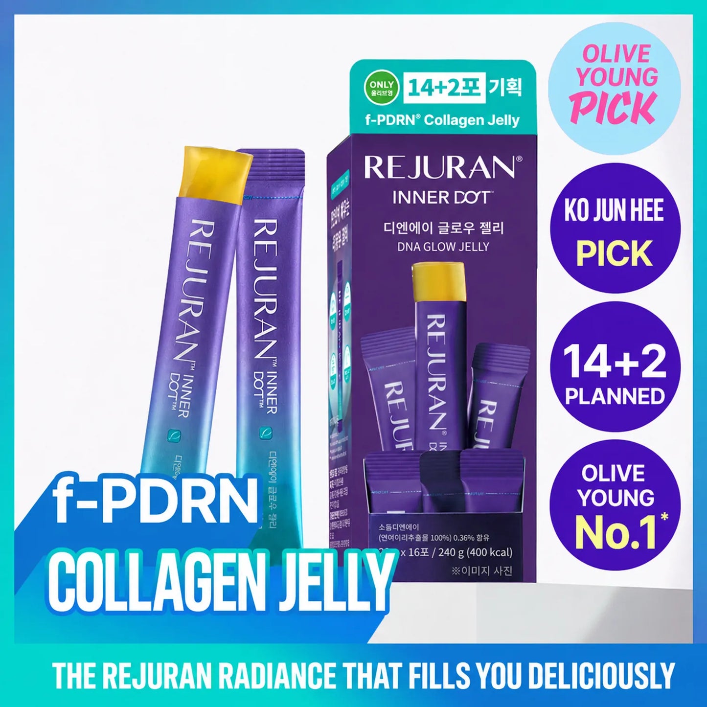Rejuran Inner Dot NDA Glow Jelly 14ea