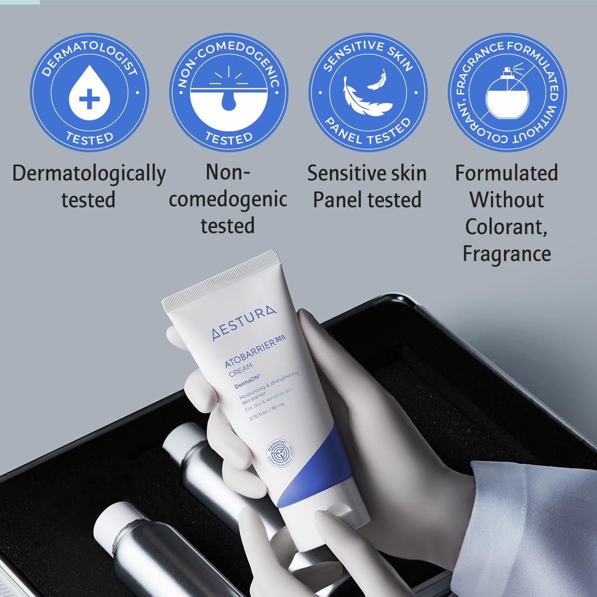 AESTURA Atobarrier 365 舒緩柔護保濕面霜 80ml - Beautitu.com