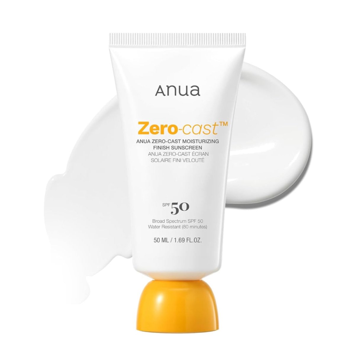 Anua Zero - cast 零白印保濕防曬霜 SPF 50 50ml - Beautitu.com
