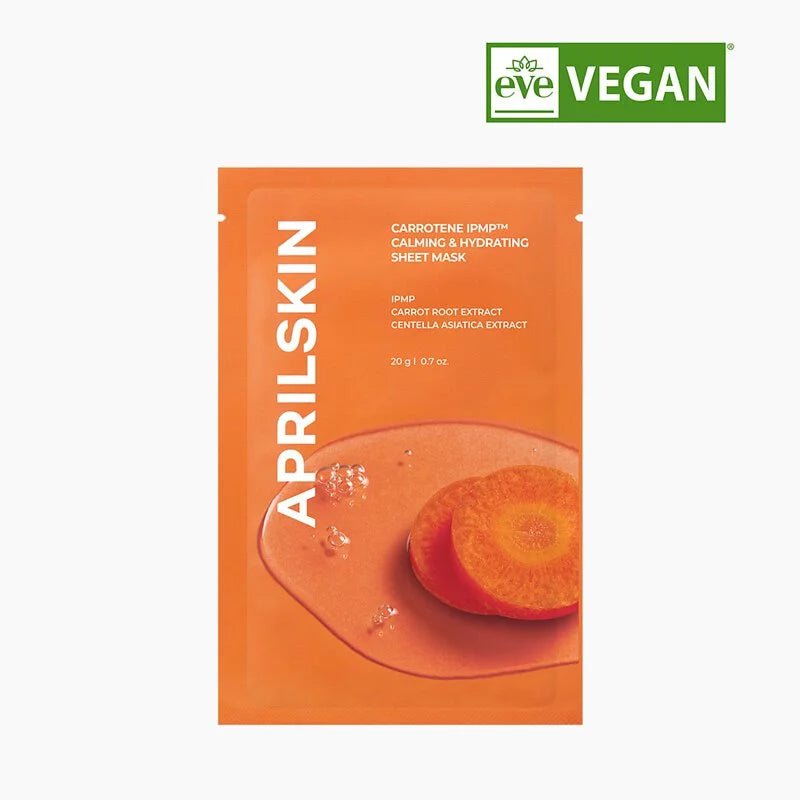 Aprilskin 胡蘿蔔IPMP水分鎮靜面膜 (5片) - Beautitu.com