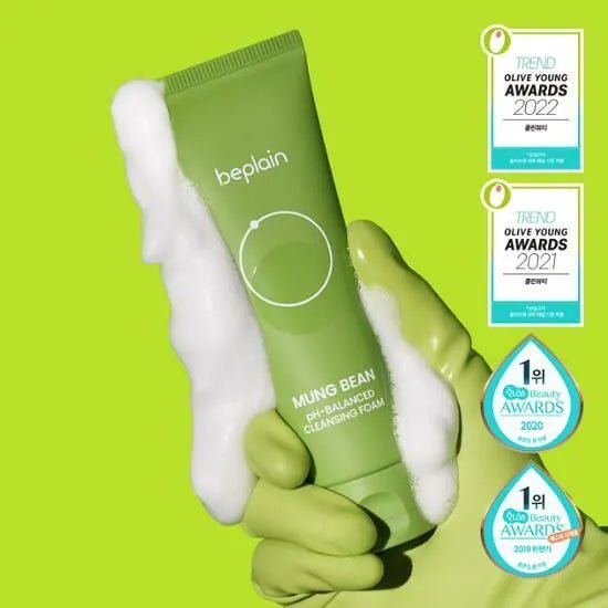 BEPLAIN 綠豆PH弱酸性洗面奶 80ml - Beautitu.com