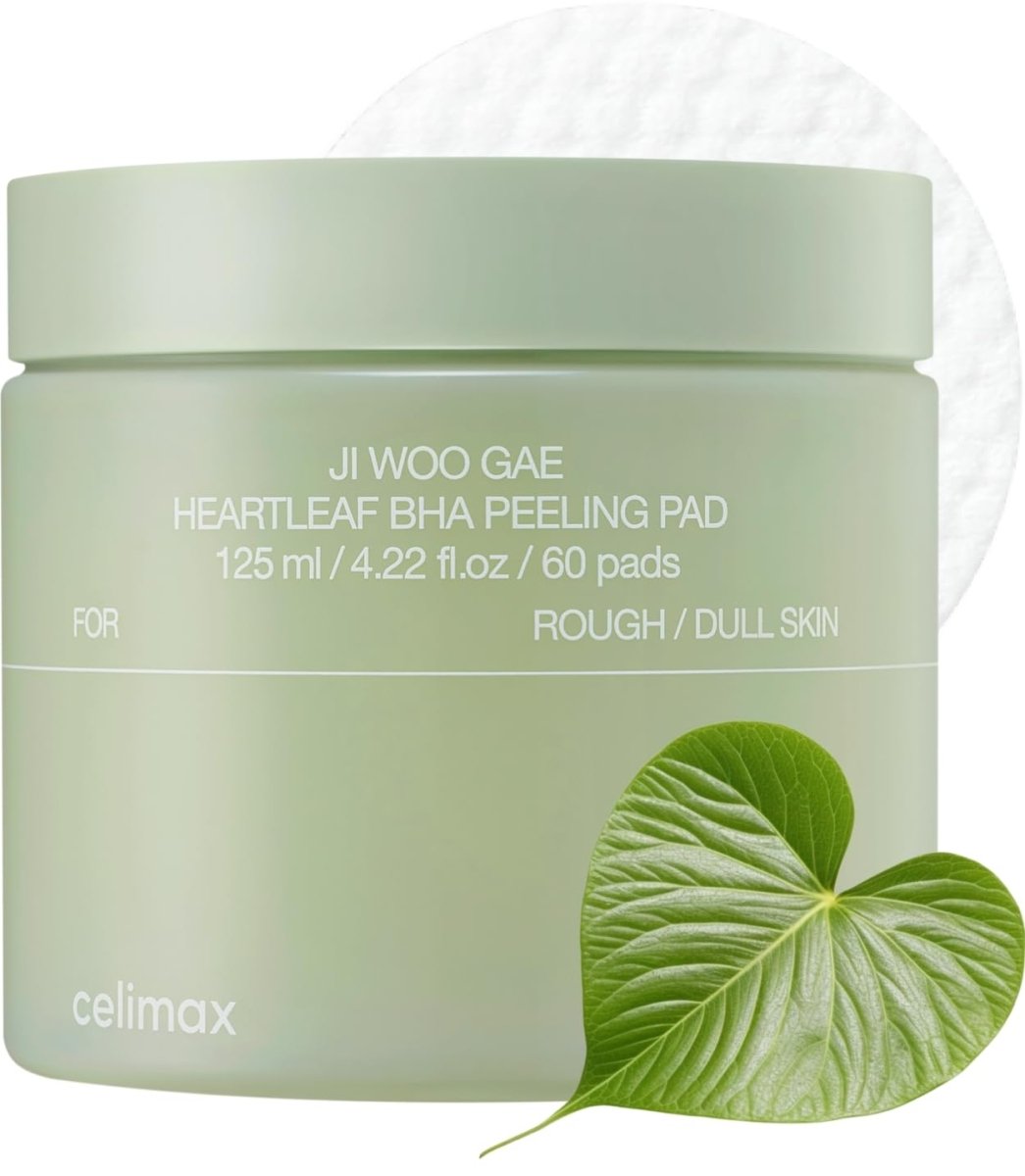 Celimax Ji Woo Gae 魚腥草BHA去角質爽膚棉片 60片裝 - Beautitu.com