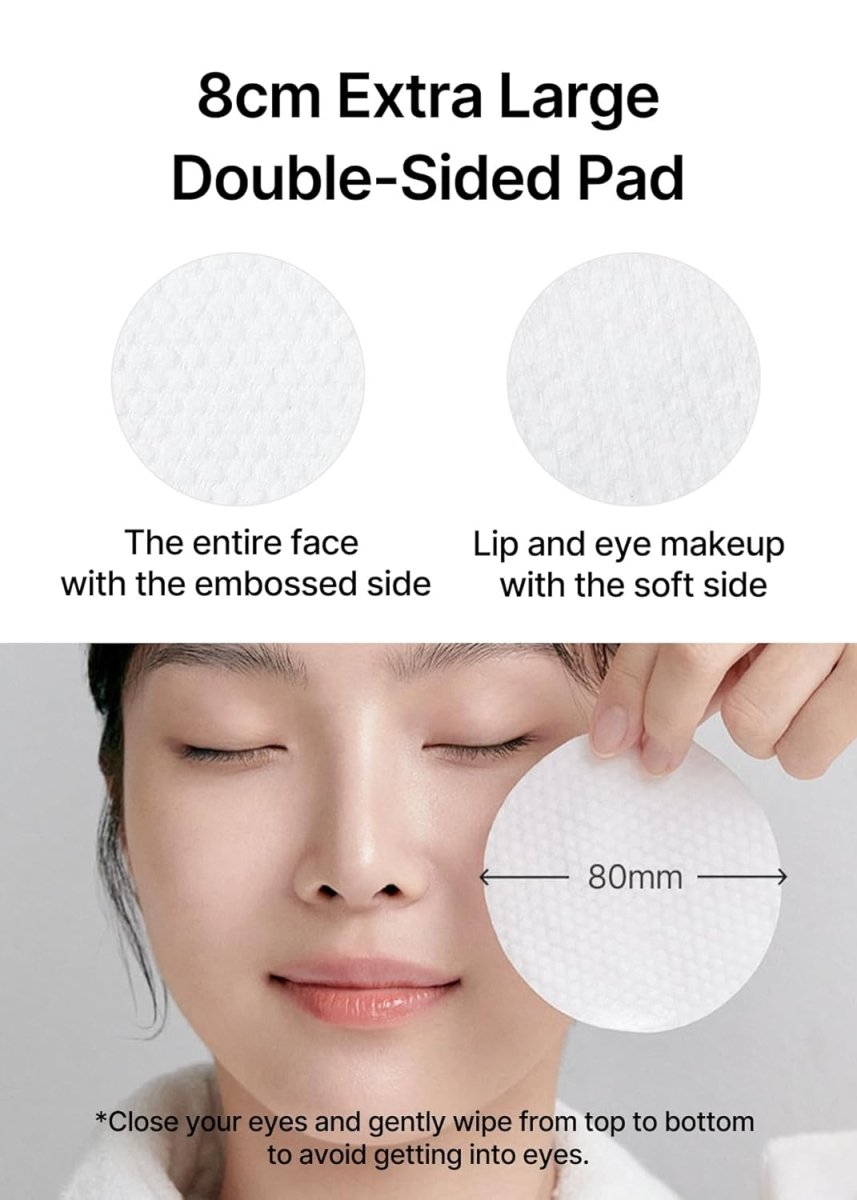 Celimax JIWOOGAE 温和保濕舒緩卸妝潔膚棉 60片 - Beautitu.com