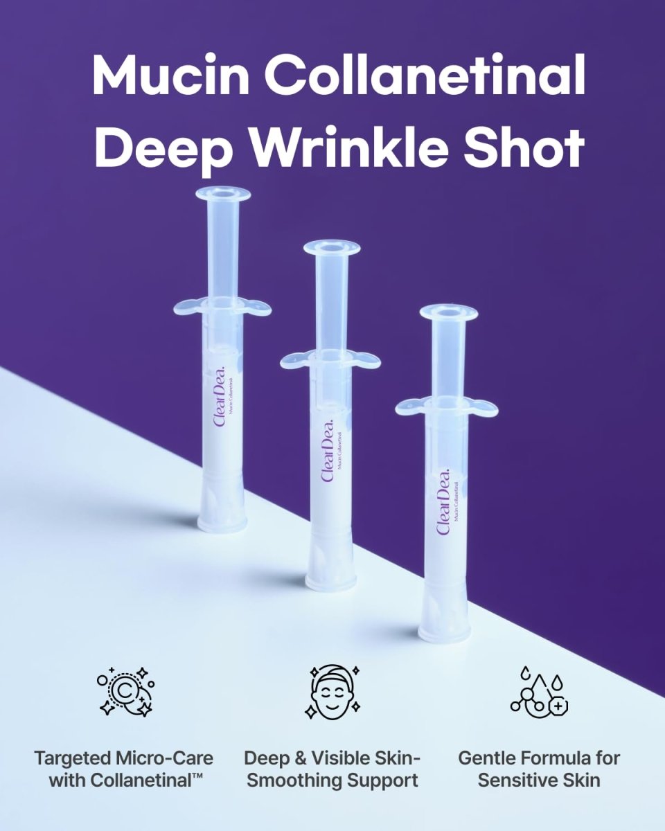 ClearDea 黏蛋白膠原視黃醛深層抗皺精華 4ml × 5 - Beautitu.com