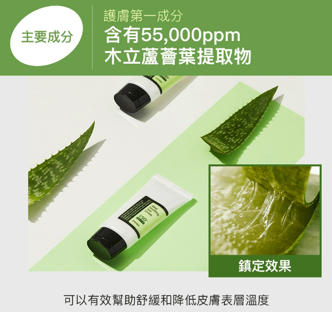 COSRX Aloe Soothing Sun Cream SPF50