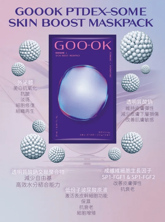 GOO-OK PTDEXO-SOME Skin Boost Mask Pack 5pcs