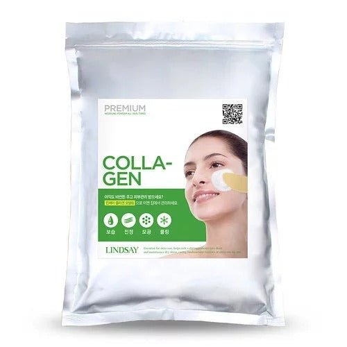 Lindsay 美容院專用面膜軟膜粉 (膠原蛋白 Collagen) 1KG 密封拉鍊Zip Bag 裝.