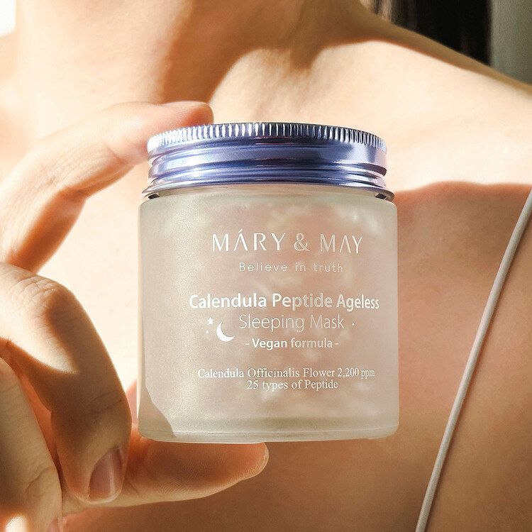 Mary & May 金盞花胜肽童顏晚安面膜 - Beautitu.com
