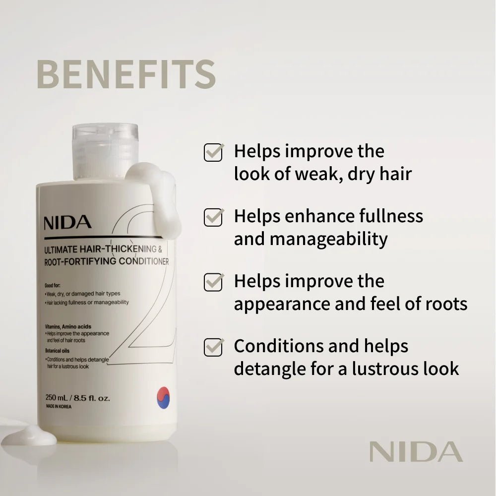 NIDA Ultimate 強化滋養髮根護髮素 250ml - Beautitu.com