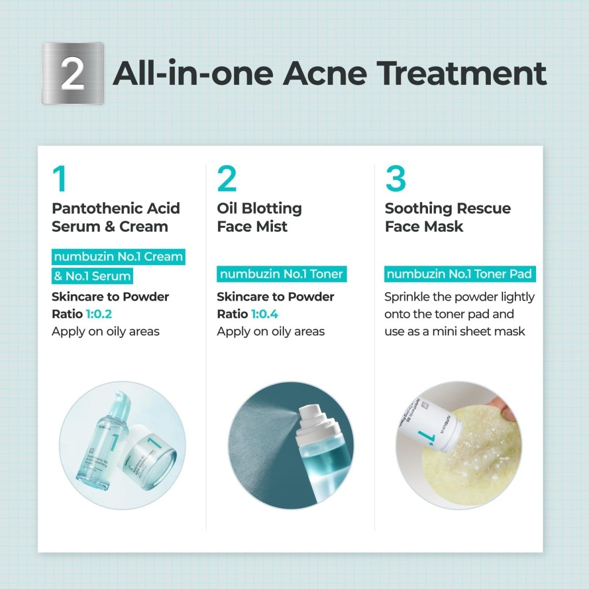 H00723_Numbuzin No.1 Pantothenic B5 Active Drying Powder uses