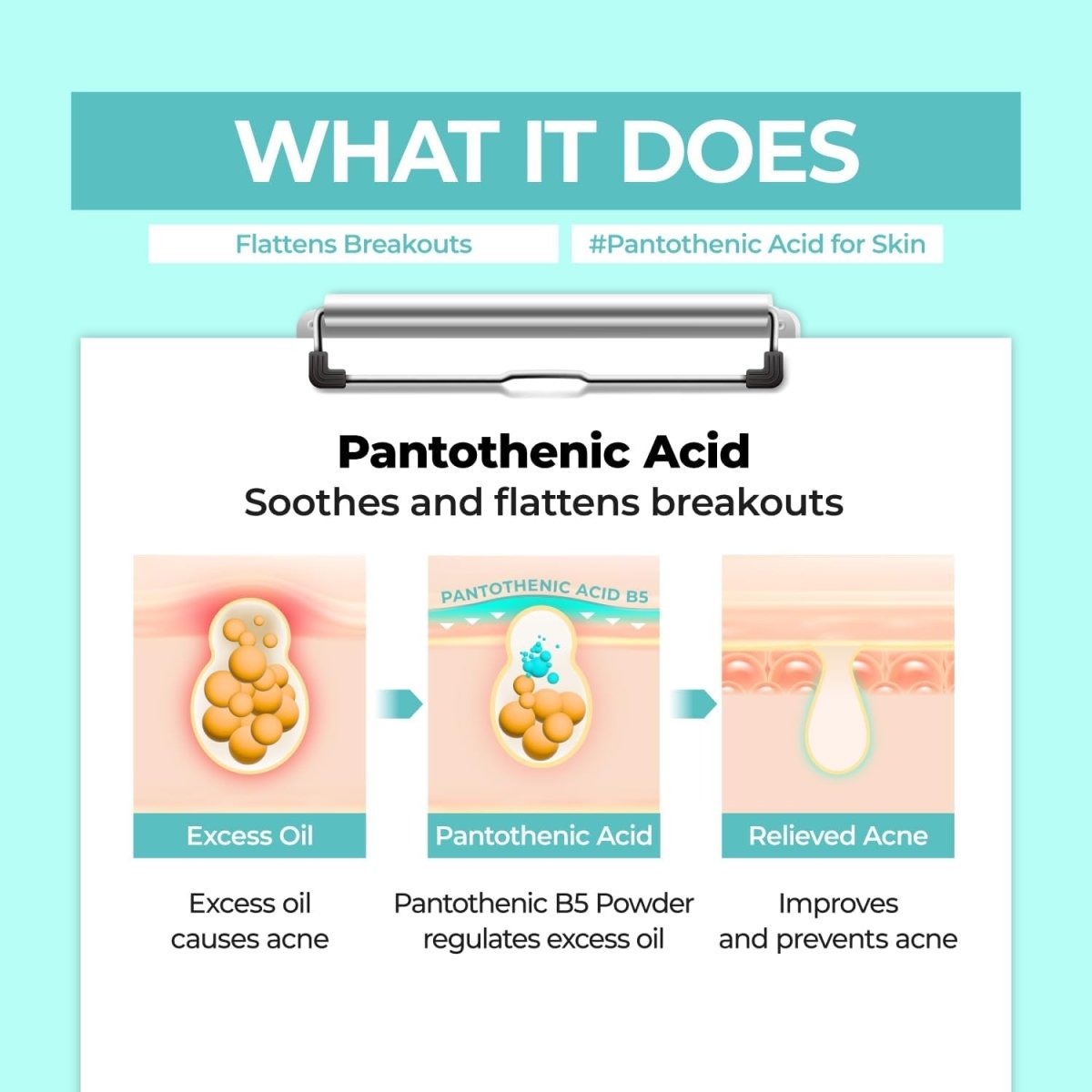 H00723_Numbuzin No.1 Pantothenic B5 Active Drying Powder function
