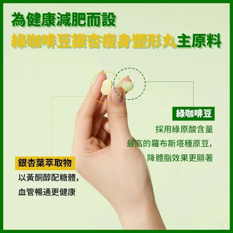 Pro Nutrition CLOLINE 綠咖啡豆銀杏瘦身塑形丸9+9粒 - Beautitu.com