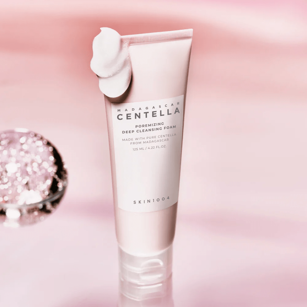 Skin1004 | Poremizing 積雪草+喜馬拉雅玫瑰鹽 細緻毛孔潔面泡沫 125ml - Beautitu.com