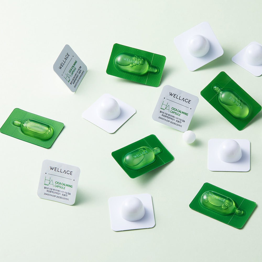 Wellage Real Cica 高濃度積雪草急救舒緩鎮靜精華膠囊 7日裝.