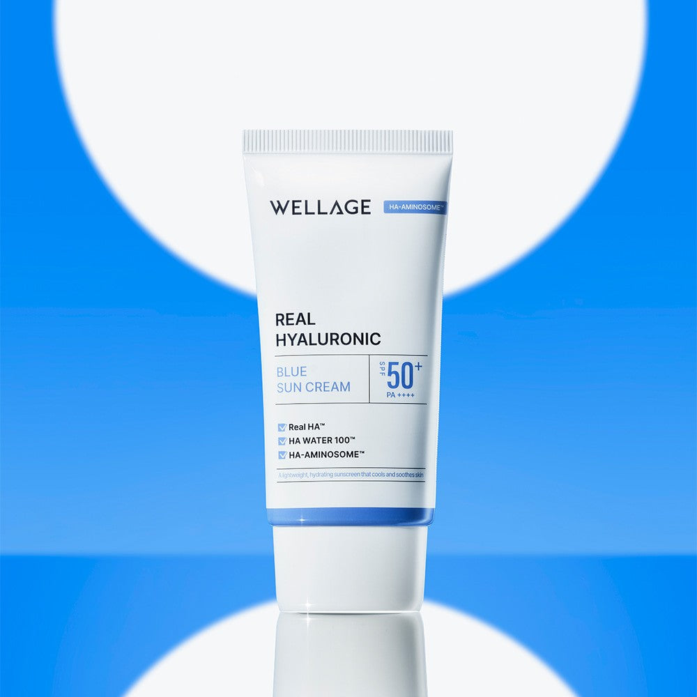 WELLAGE Real Hyaluronic Blue Sun Cream SPF50+ PA++++ 50ml — 3