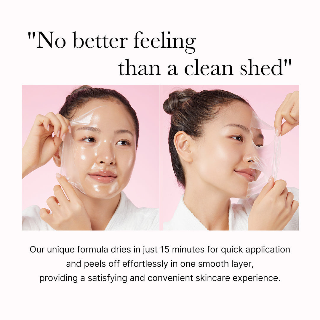 15 min Quick Dry Easy Peel Overnight Collagen Facial Mask