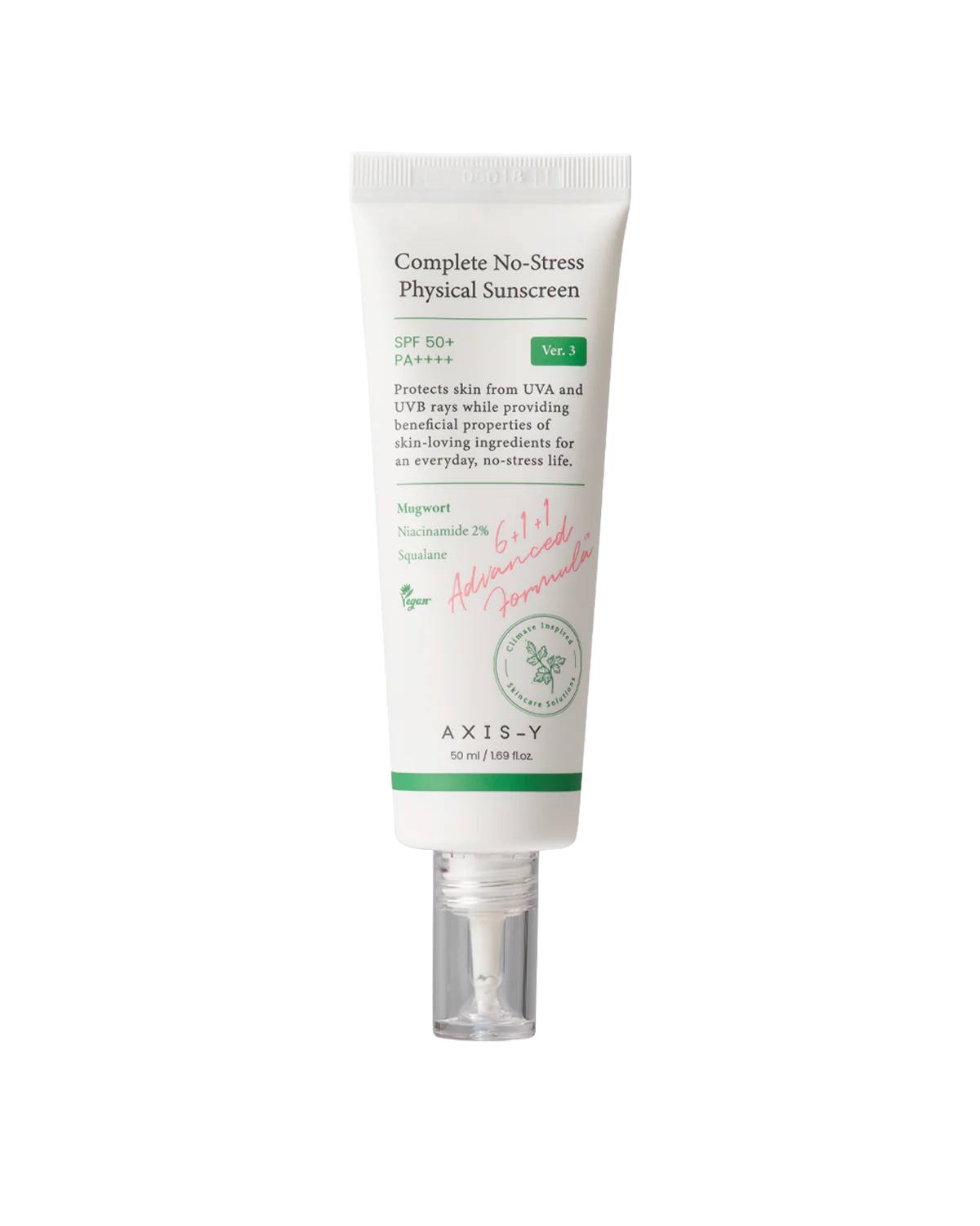 AXIS-Y 全效無壓力物理防曬乳 V.3 SPF 50 50ml