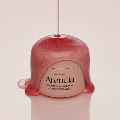 [品牌授權現貨] Arencia | Red Smoothie Collagen Serum 紅色冰沙膠原彈力精華30 50g