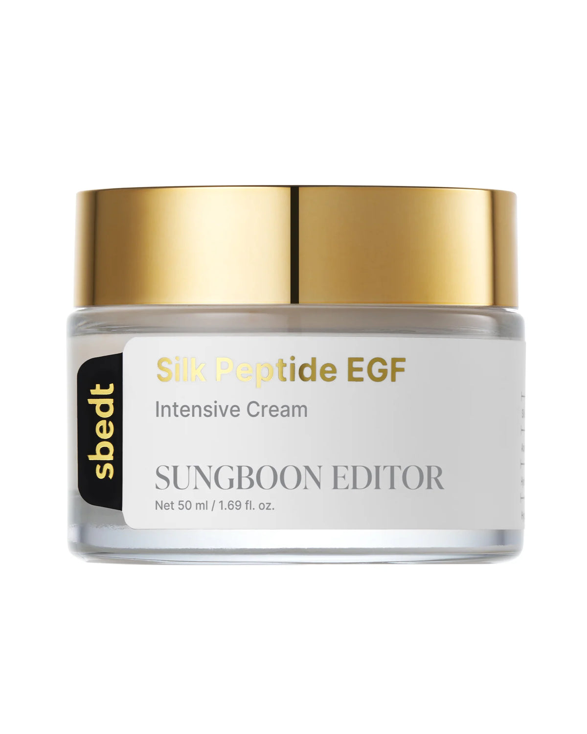 SUNGBOON EDITOR 專業級絲蛋白多胜肽EGF高濃縮密集拉提面霜 50ml