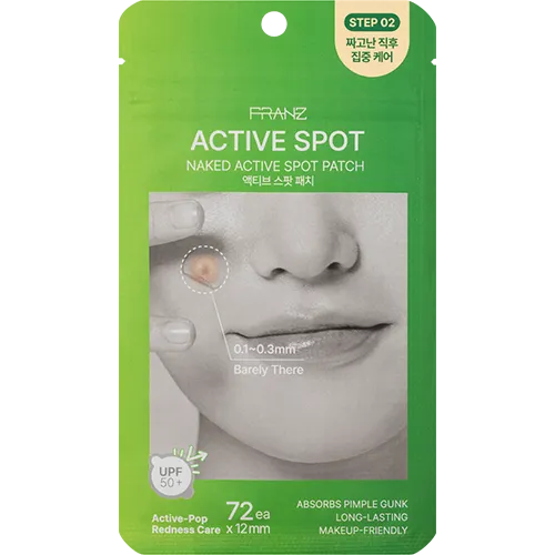 FRANZ Naked Active Spot Patches 72ea