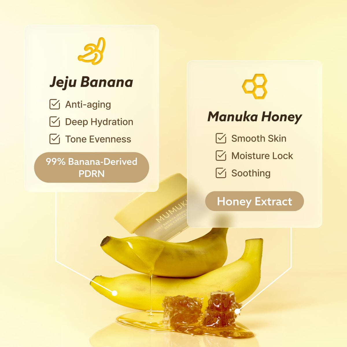 MUMUKI Honey Banana BDRN Capsule Cream 50ml