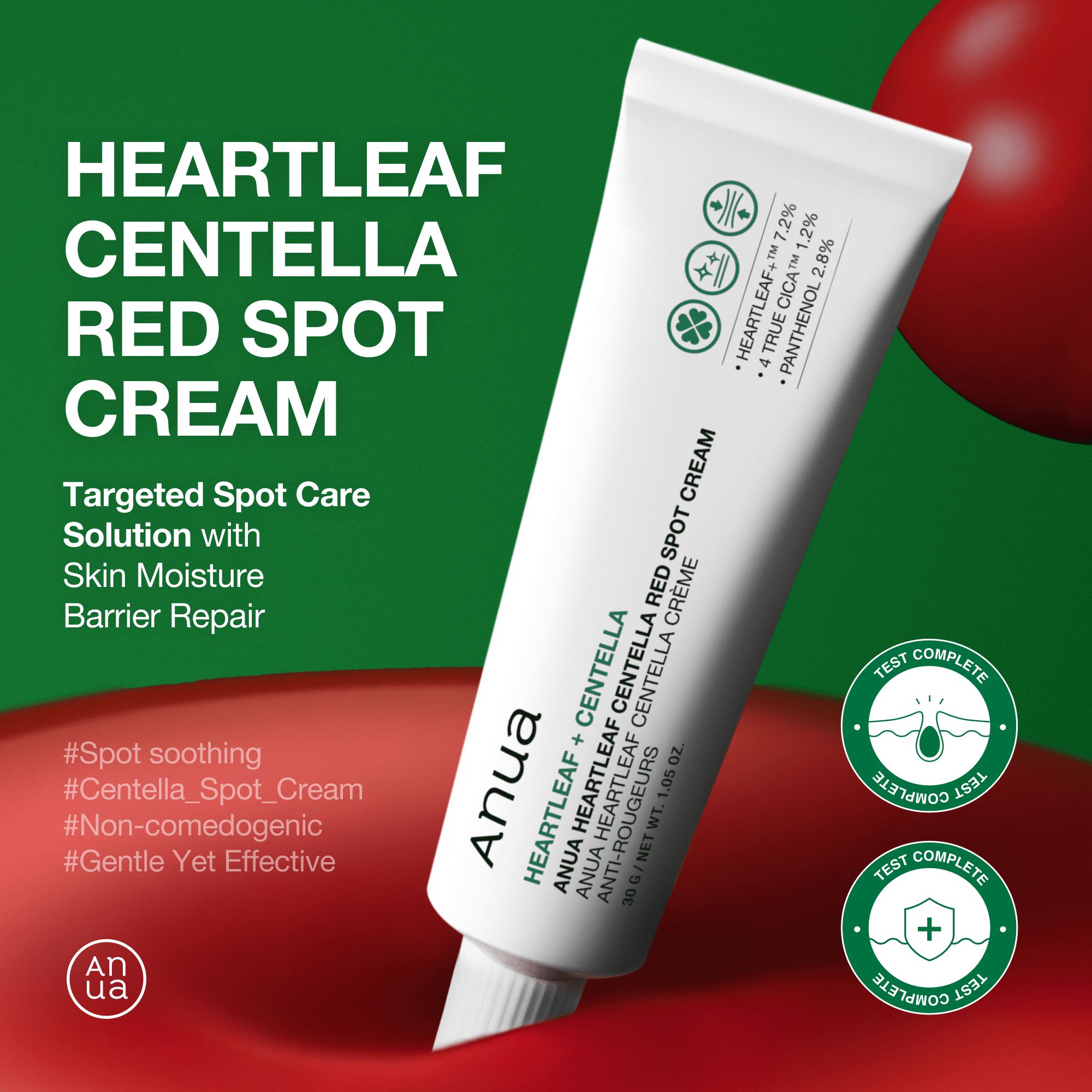 Anua US Moisturizer 30 g Heartleaf Centella Red Spot Cream