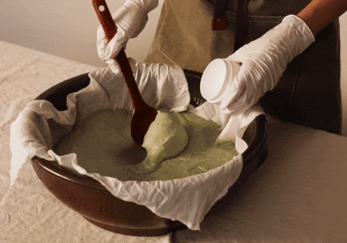 軟糯年糕潔面~韓國 Arencia Fresh Green Cleanser 天然綠茶金縷梅大米深清毛孔卸妝潔面膏 - 120g