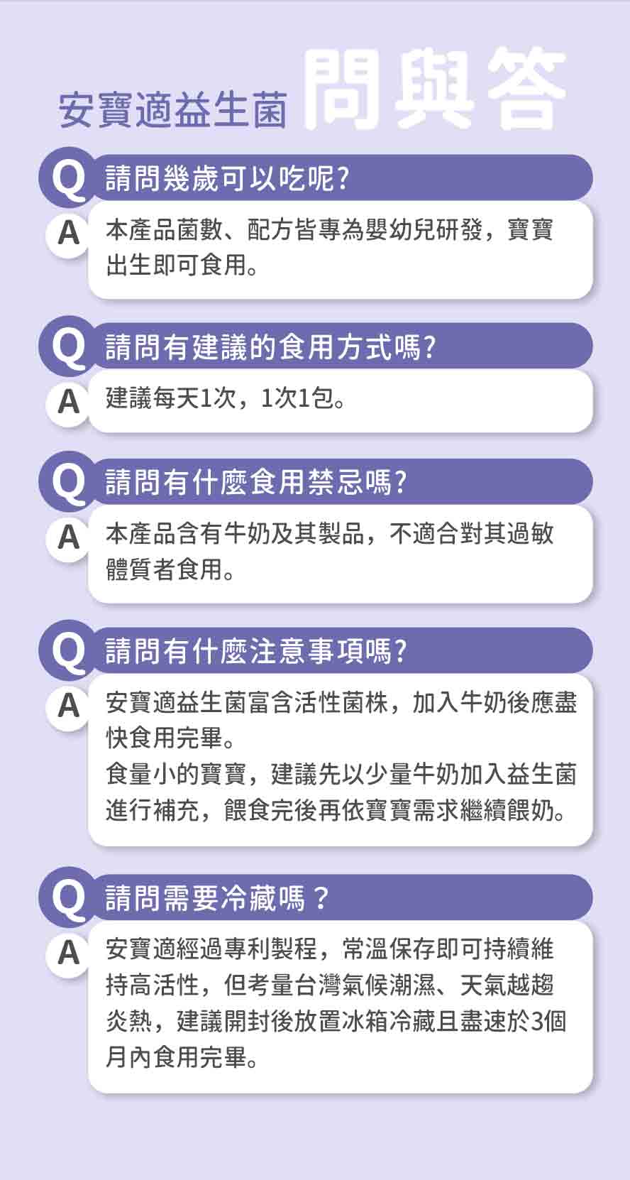 BHKs安寶適益生菌問與答。