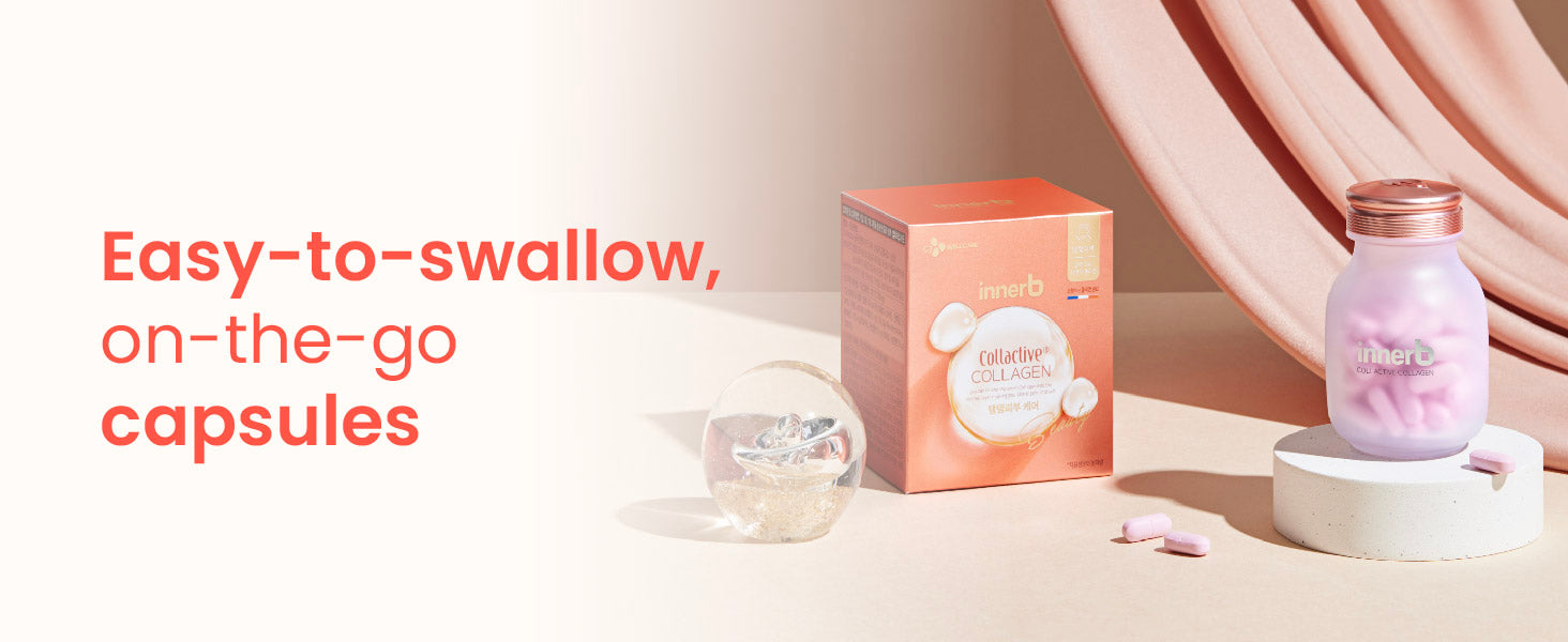 Innerb Glow Capsule Collagen Firm Skin Elasticity Korean Skin Care Supplement Elastin Vitamin C