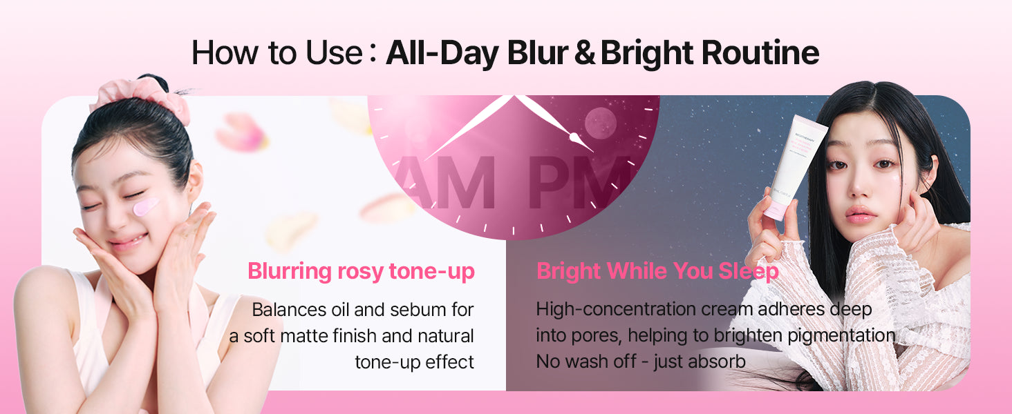 pink blur cream