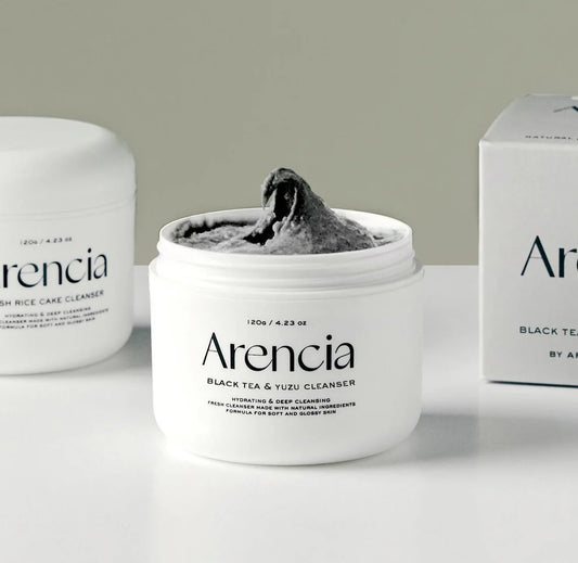 [品牌授權現貨] Arencia | Black Tea & Yuzu Cleanser 紅茶+柚子年糕保濕潔面霜 120g