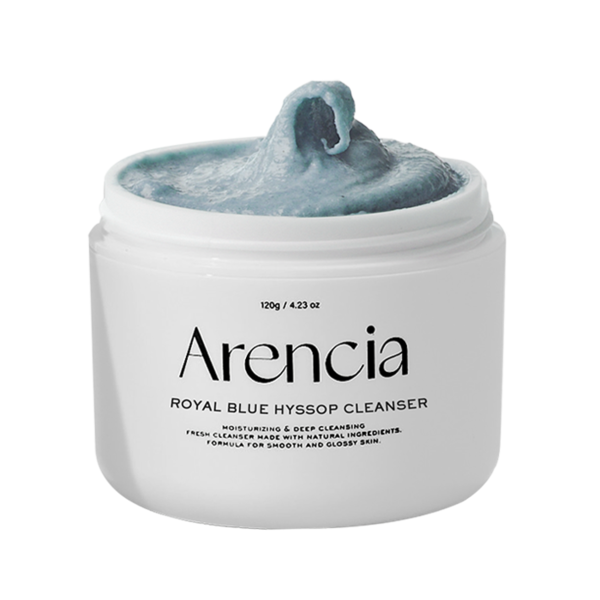 Arencia Blue Hyssop Rice Mochi Cleanser 120g