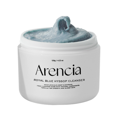 Arencia Blue Hyssop Rice Mochi Cleanser 120g