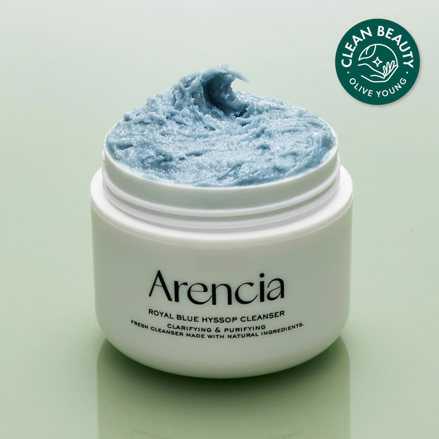 Arencia Blue Hyssop Rice Mochi Cleanser 120g