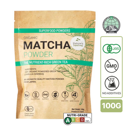 Nature's Superfoods | 日本京都 100% 有機抹茶粉 100g - Beautitu.com