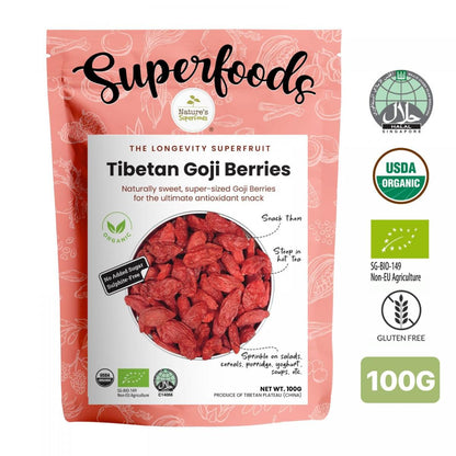 Nature's Superfoods | 有機優質西藏枸杞 100g - Beautitu.com