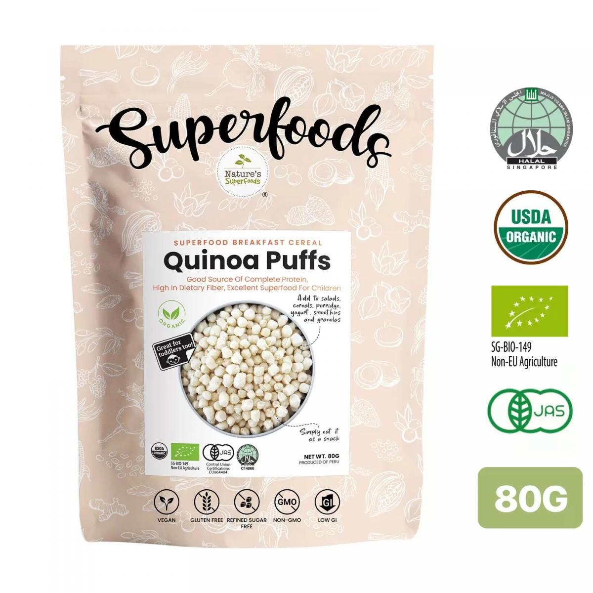 Nature's Superfoods | 有機無糖爆藜麥花 80g - Beautitu.com