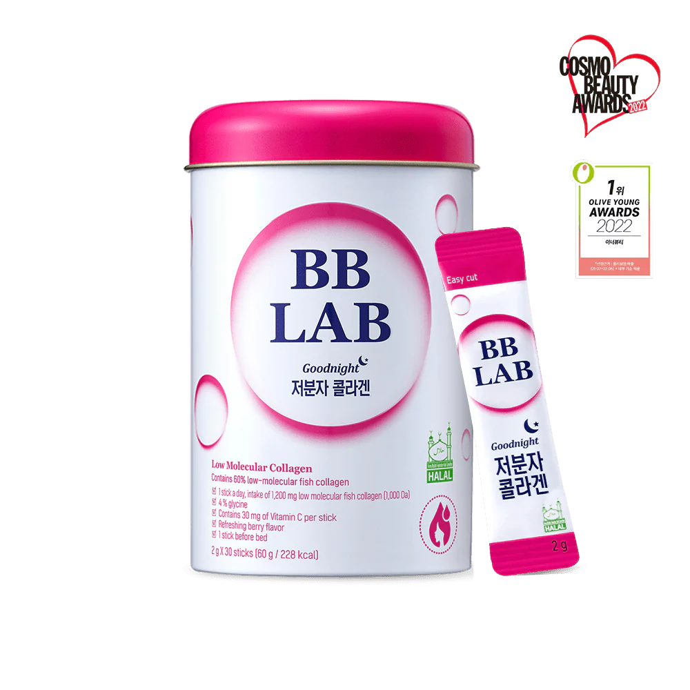 BB Lab | 晚間修護低分子高效膠原蛋白粉 2克 x 30包 - Beautitu.com