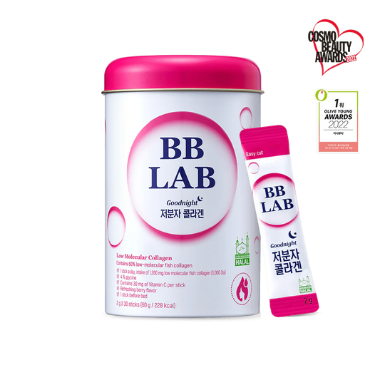 BB Lab | 晚間修護低分子高效膠原蛋白粉 2克 x 30包 - Beautitu.com