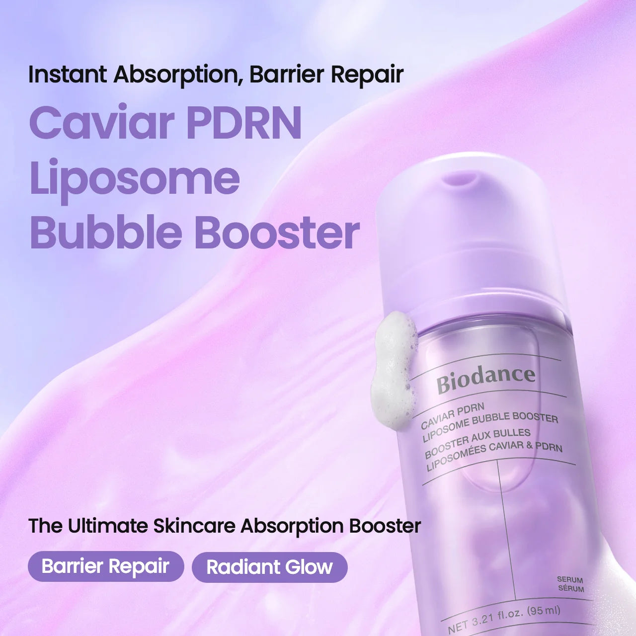 Biodance 魚子醬 PDRN 脂質體泡泡肌底導入精華 95ml
