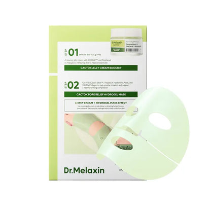 Dr.Melaxin - Cactox Jelly Cream Booster & Pore Relief Hydrogel Mask Set 4EA