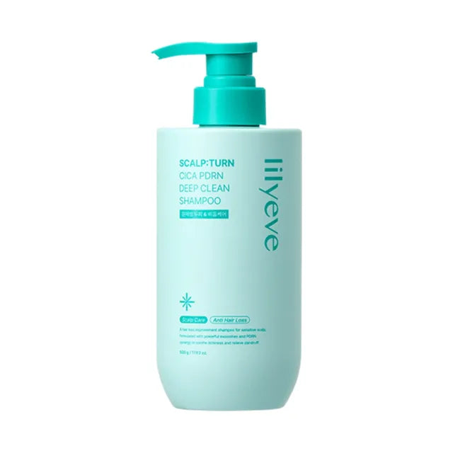 lilyeve Scalp Turn Cica PDRN Deep Clean Shampoo 500ml