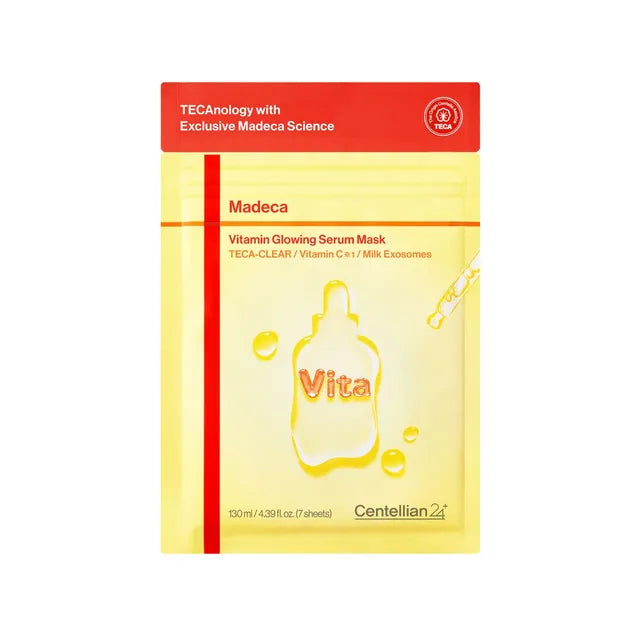 Centellian24 Madeca 維他命發光提亮精華面膜 7片 130ml
