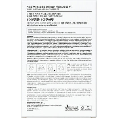Abib阿彼芙弱酸性水庫面膜 30ml x 10片 - Beautitu.com