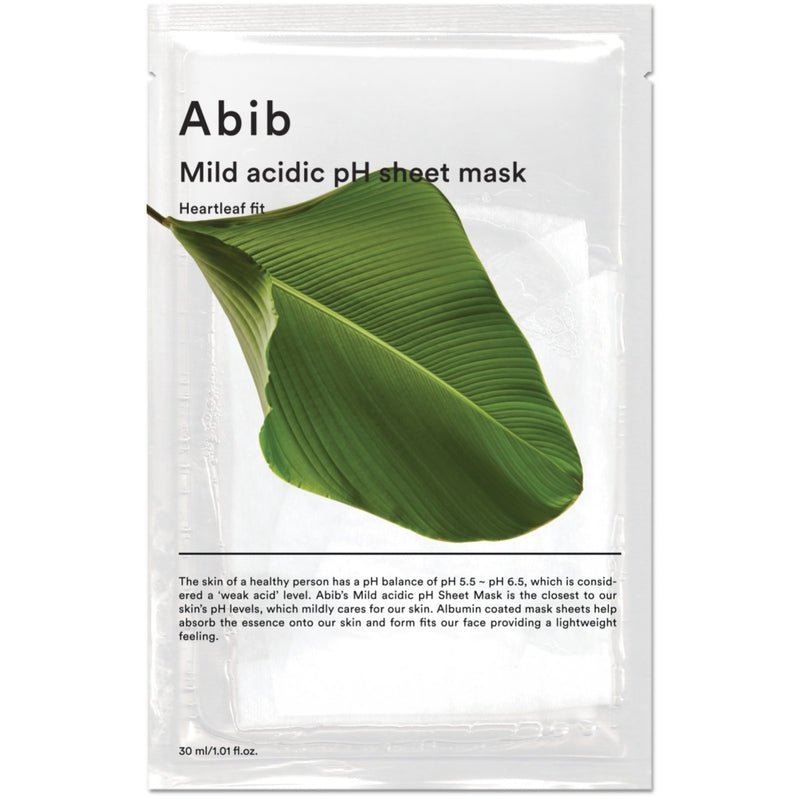 Abib 阿彼芙弱酸性魚腥草面膜 30ml x 10片 - Beautitu.com