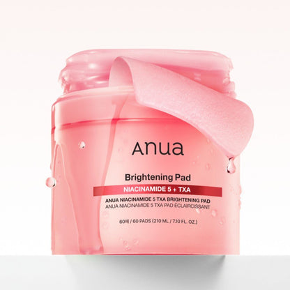 ANUA 活性5%維B3菸鹼醯胺+TXA傅明酸美白淡斑爽膚棉片 60片裝 - Beautitu.com