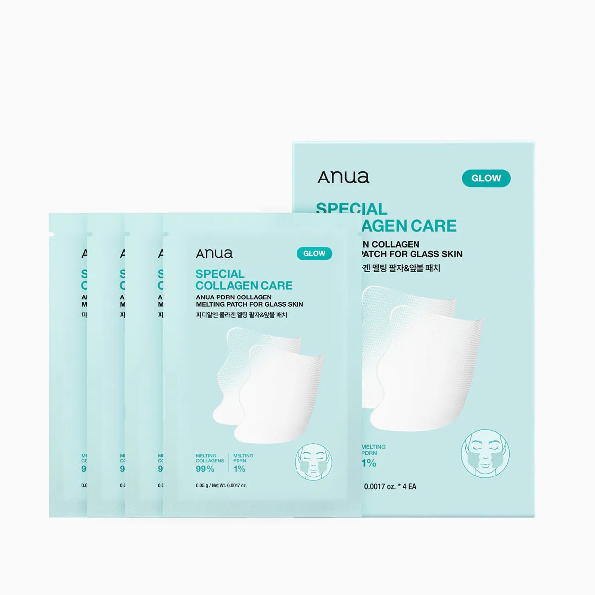 Anua PDRN膠原蛋白抗皺提拉修護貼(臉頰用) 4ea - Beautitu.com